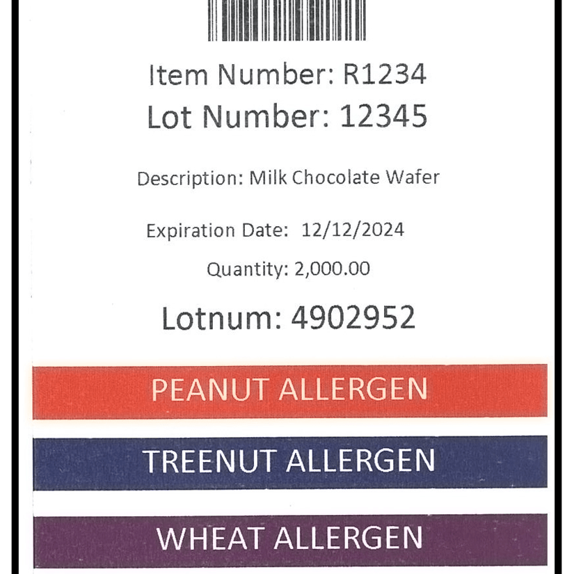 PaladinID Colored Food Carton Labels-1