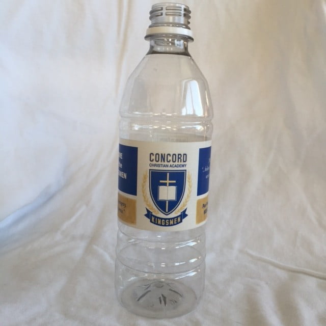 Digital Water Bottle Label