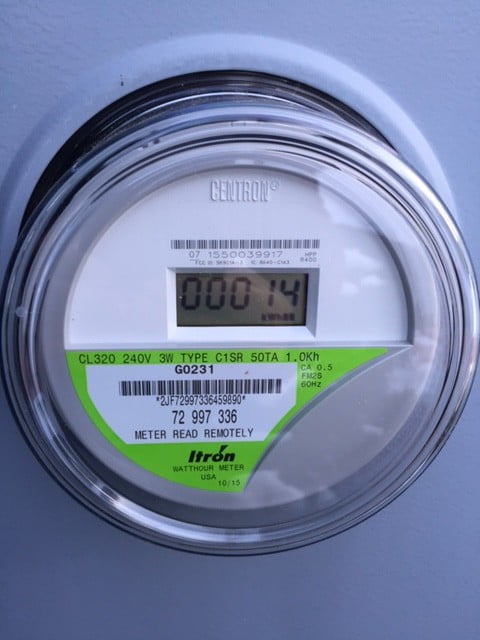 Outdoor Meter Label From Paladinid