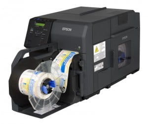 Epson C7500GE inkjet color label printer From PaladinID