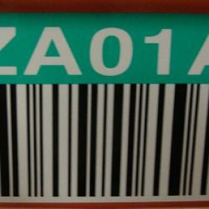 Colored Warehouse Rack Labels