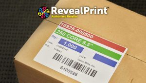 RevealPrint Direct Thermal Color Labels